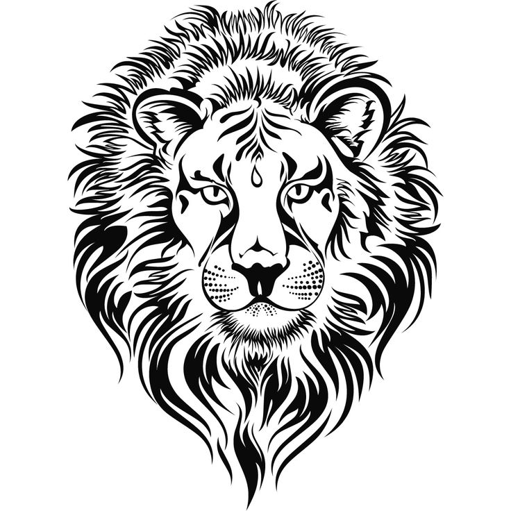 Roaring Lion Head Clipart