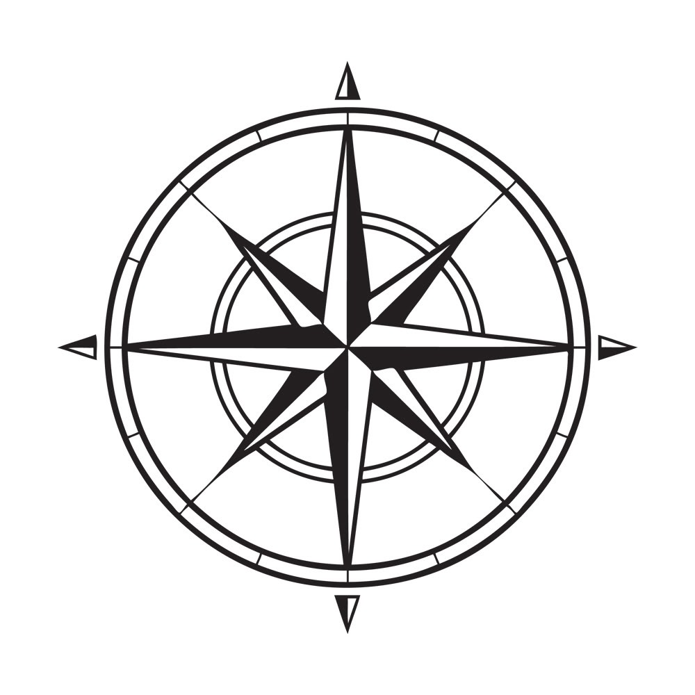 Free clipart map compass