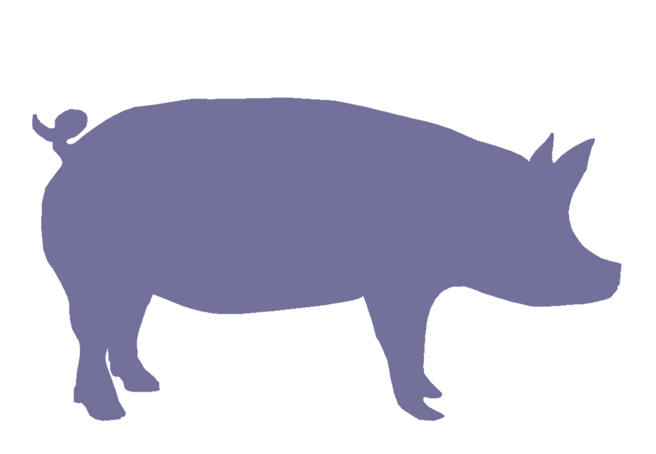 Pig Silhouette Clipart