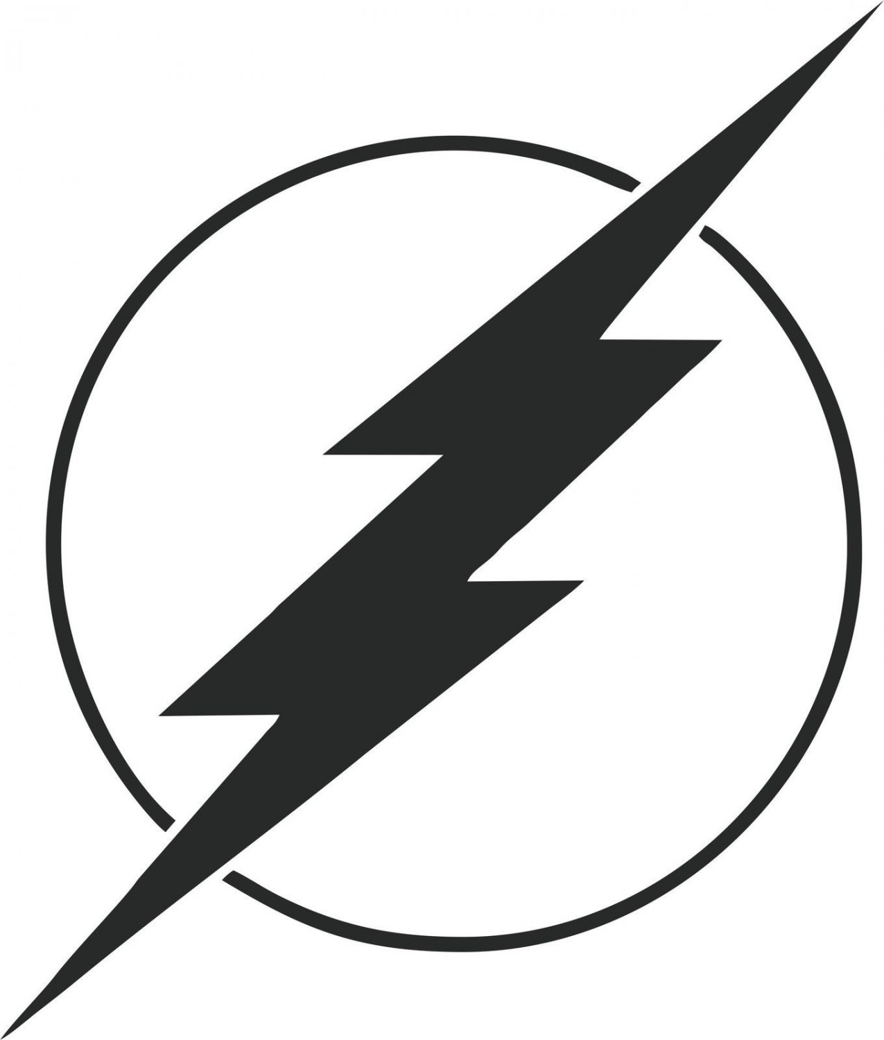 Flash Comic Hero 4" Lightning Bolt Decal for Car Window Laptop ...