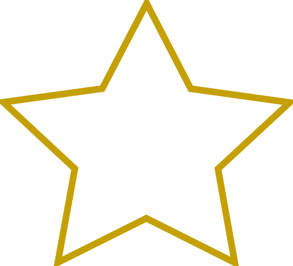 Star shape clipart