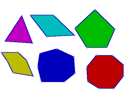 Regular Polygons Shapes Clipart - Free to use Clip Art Resource