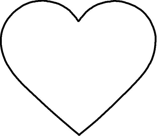 Best Photos of Heart Templates To Print Out - Printable Heart Cut ...