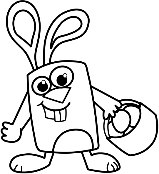 How to Draw the Easter Bunny with Simple and Easy Step by Step ...