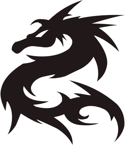 Tribal Dragon Sticker, triball decals, tribal stickers, tribal car ...