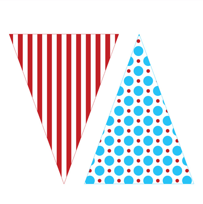 DR. SUESS INSPIRED PRINTABLE TRIANGLE BANNER
