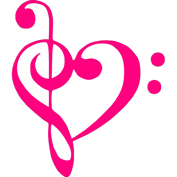 Treble Clef Bass Clef Heart Tattoo - ClipArt Best