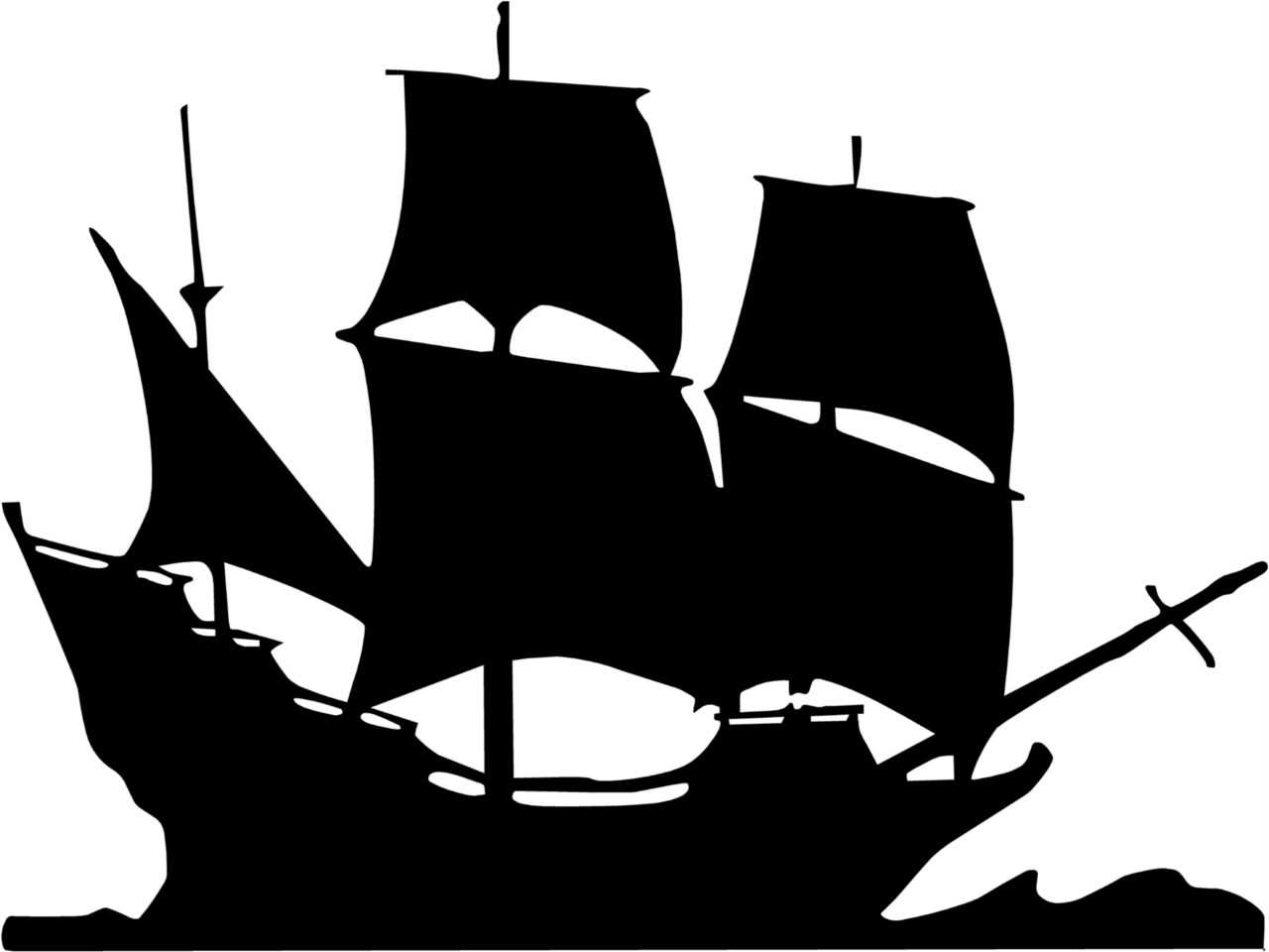 Pirate Ship Clip Art Black And White Pirate-ship-vinyl-wall-art