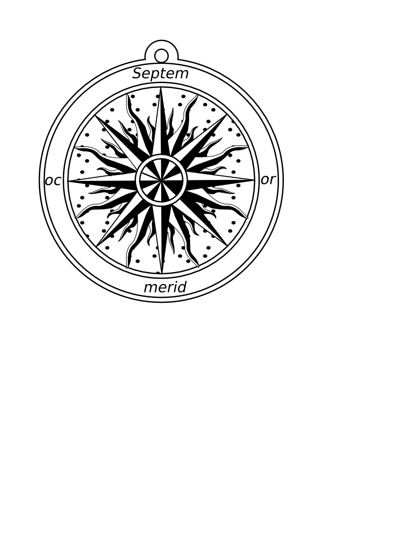 compass rose SVG