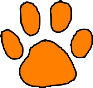 Tiger paw clip art