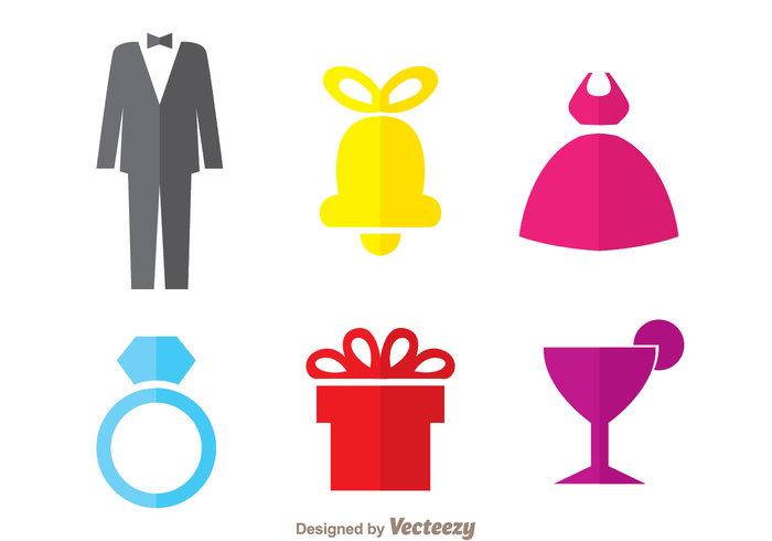 Colorful Wedding Icons - Download Free Vector Art, Stock Graphics ...
