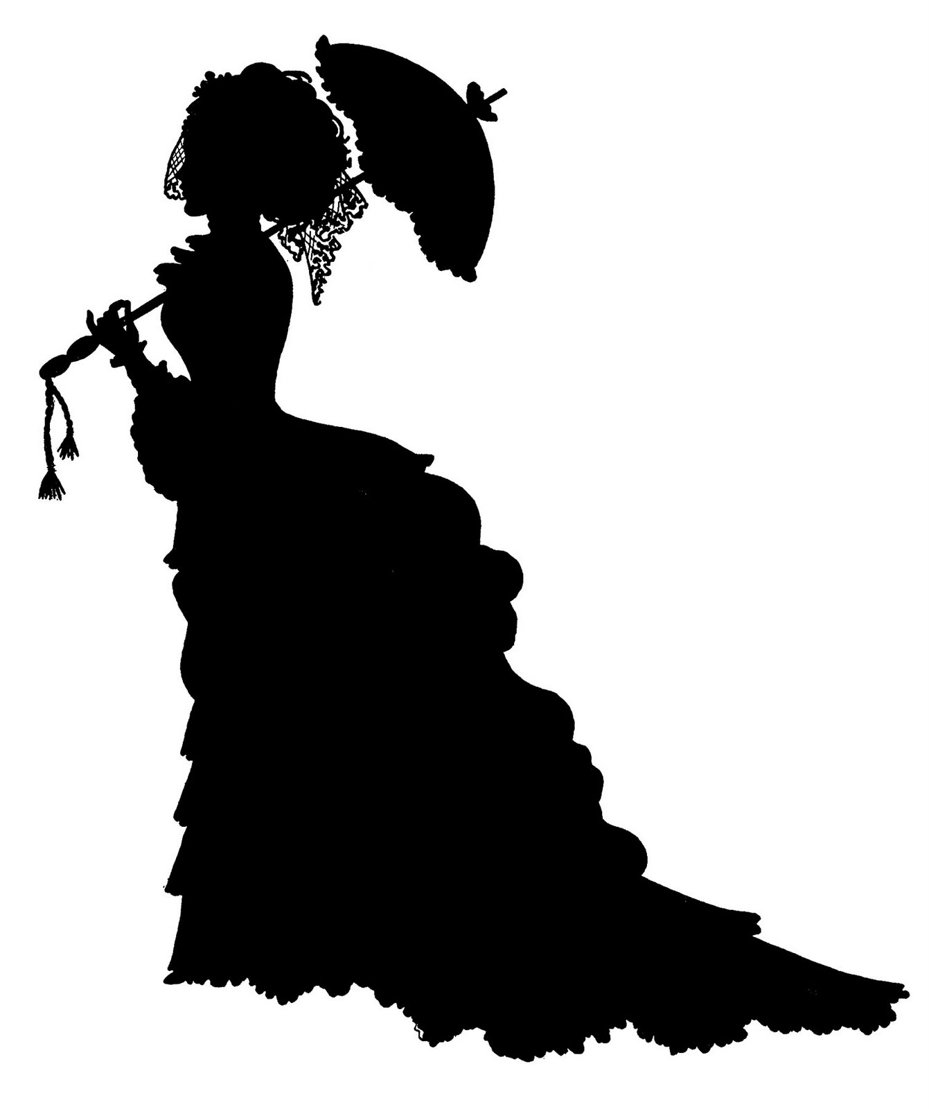 Vintage Silhouette Clipart