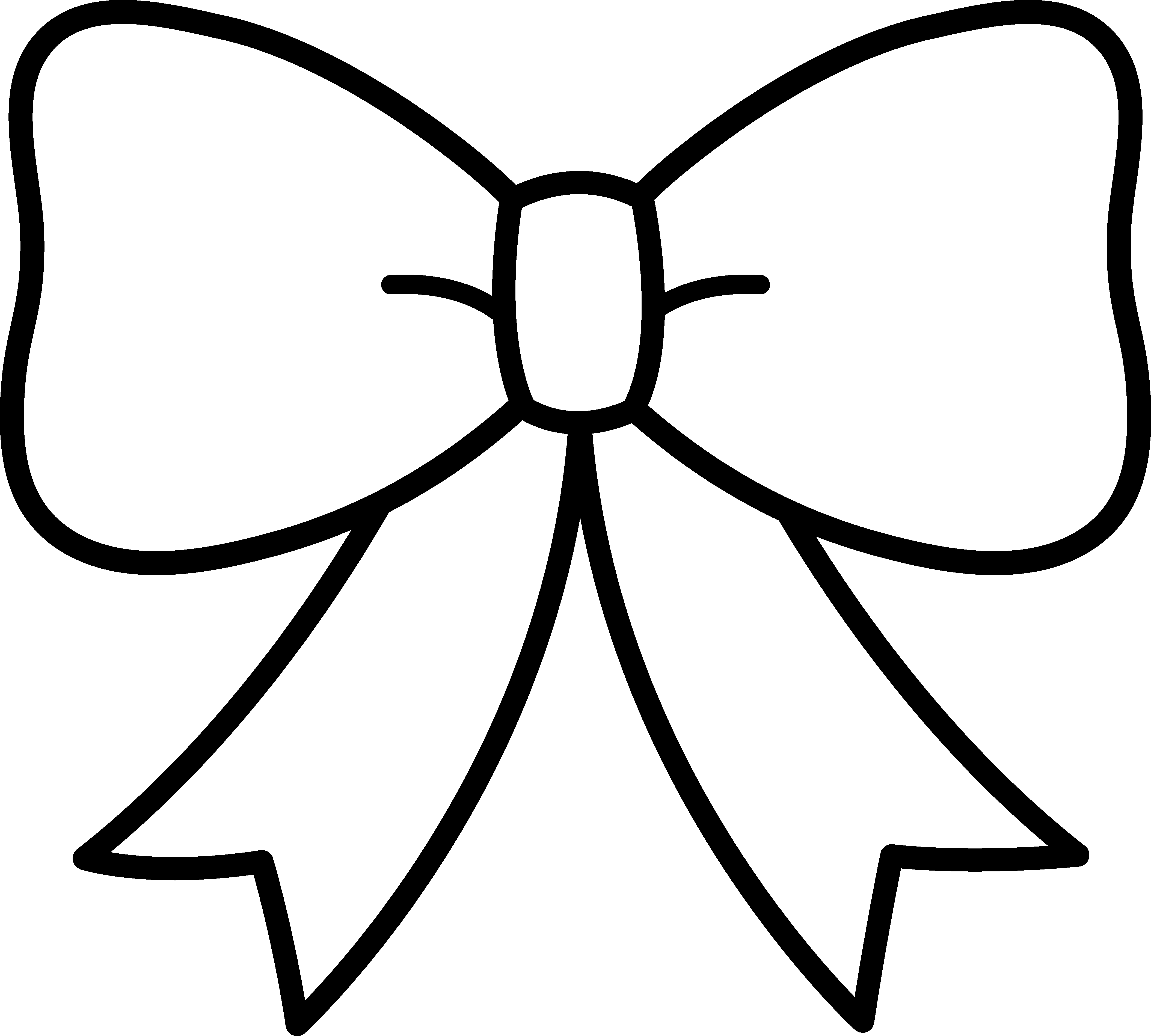 White ribbon bow clipart - ClipartFox