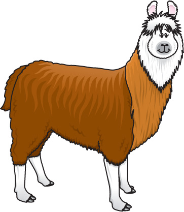 Llama clip art