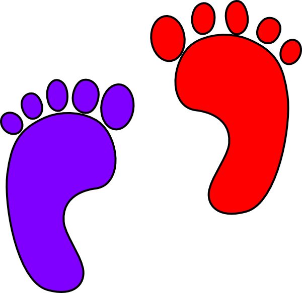 Footprints Clip Art - vector clip art online, royalty ...