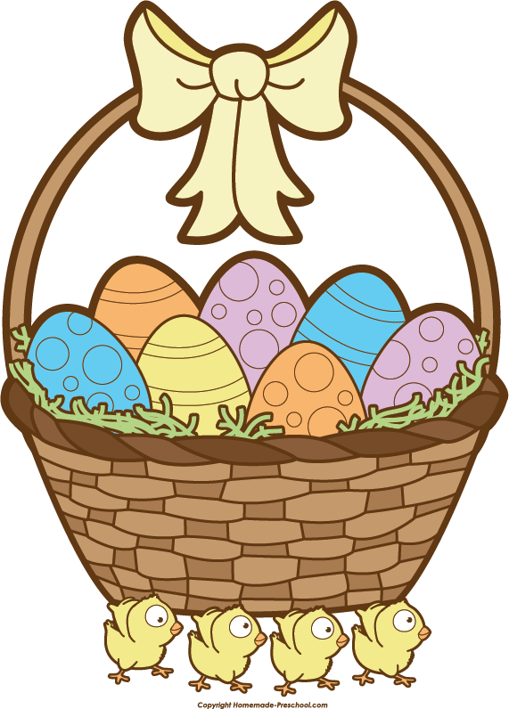 Easter basket images clip art