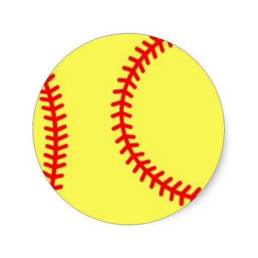 Softball clipart images