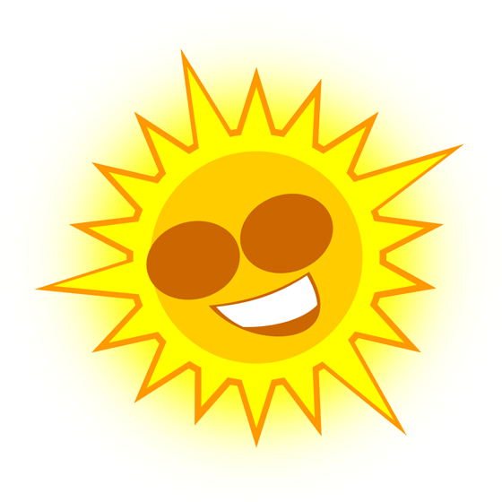 Smiling Sunshine Clipart