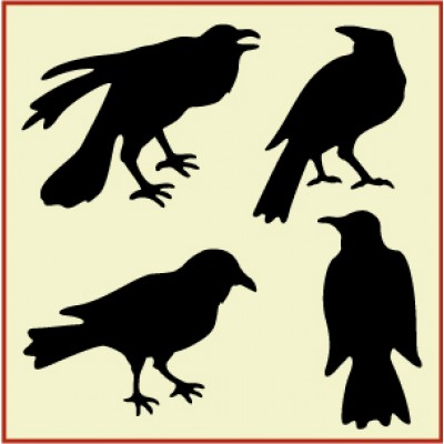 Crow Stencils