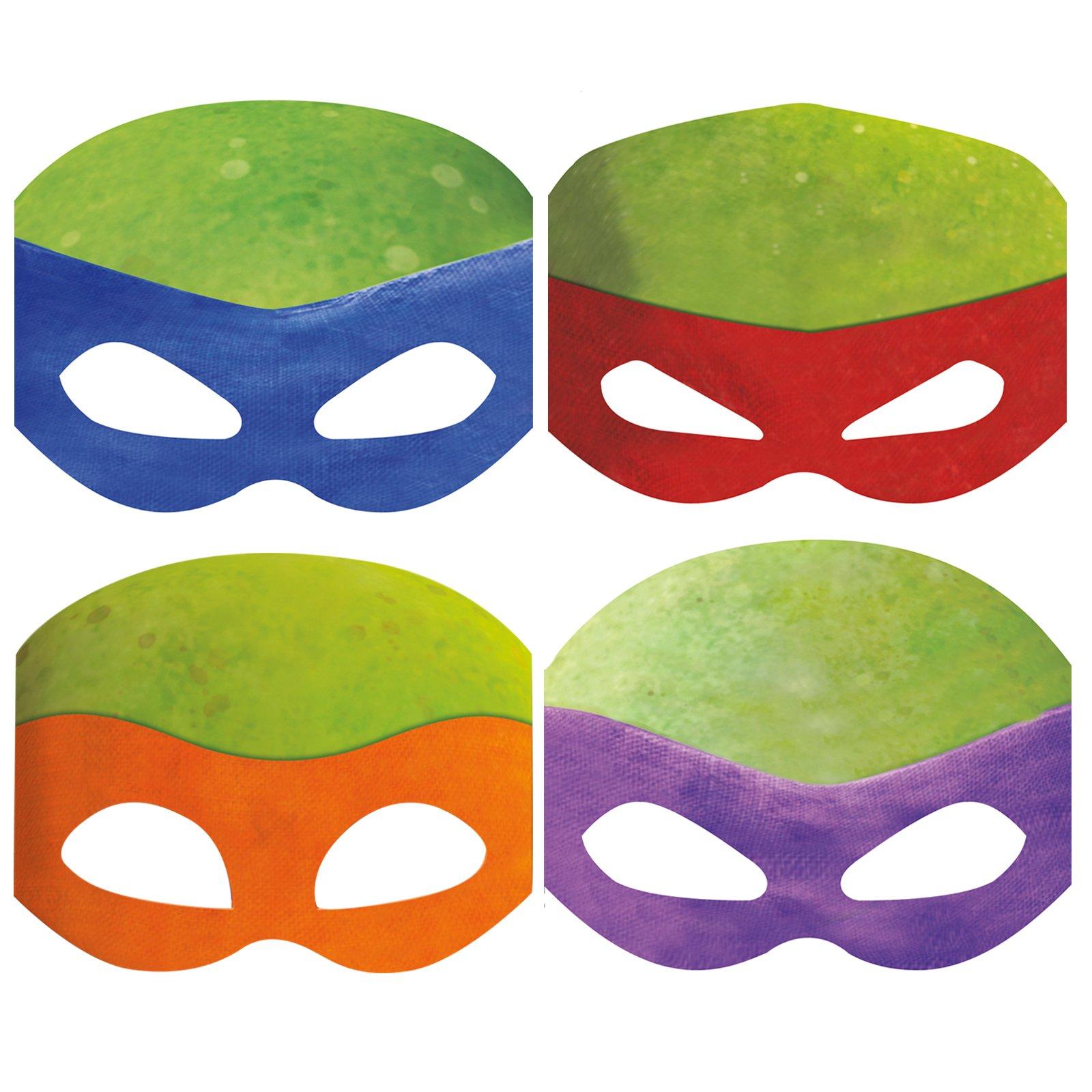 Nickelodeon Teenage Mutant Ninja Turtles Paper Masks (8 ...