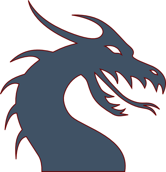 Blue Dragon Clip Art - vector clip art online ...