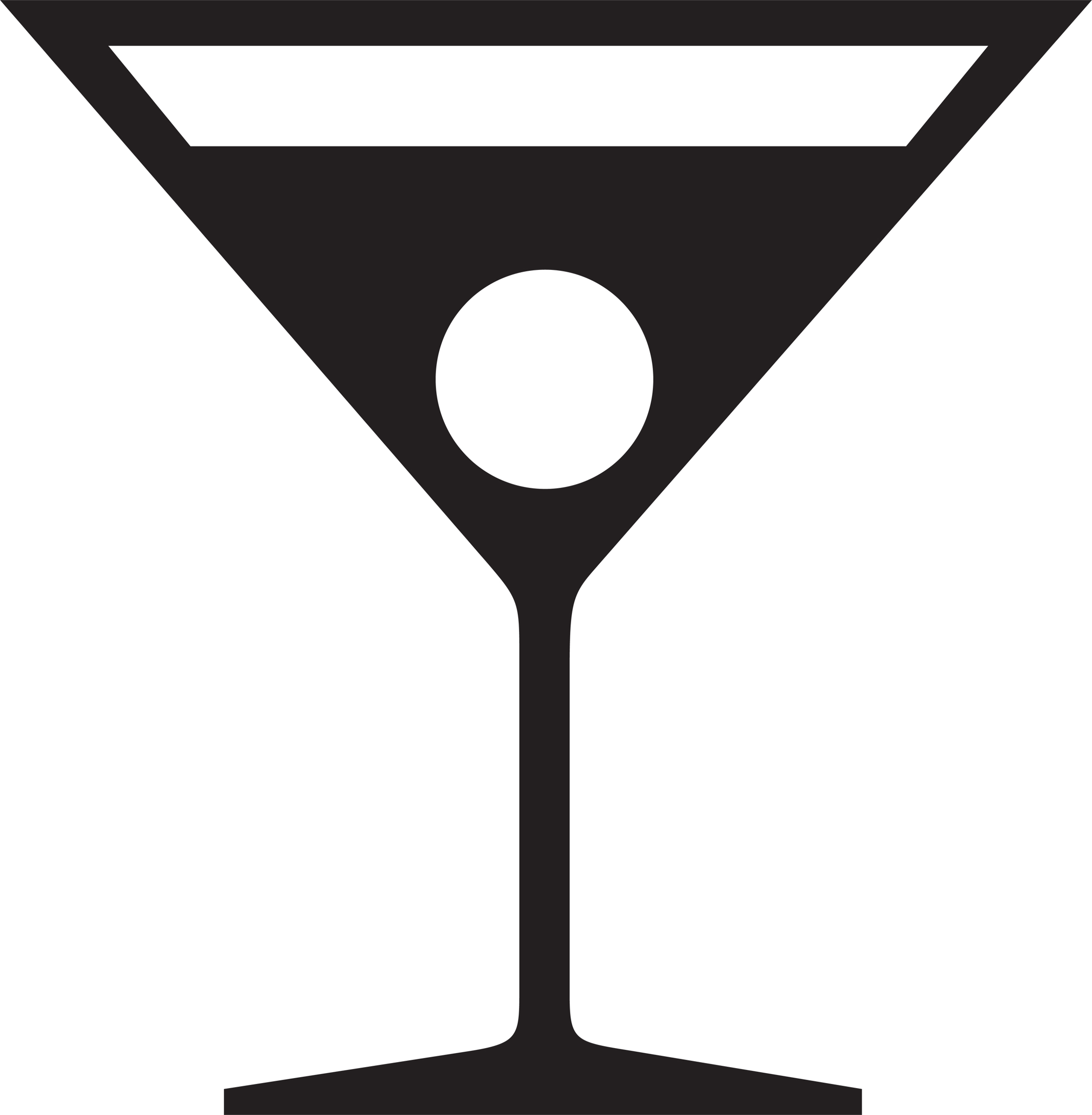 Clip art martini glass