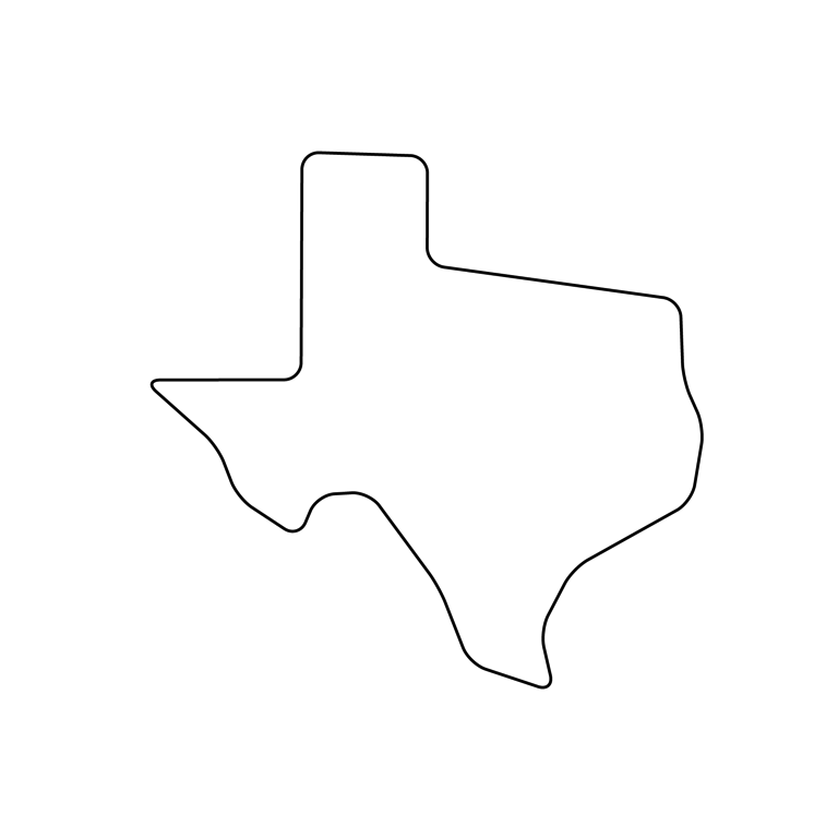 Shape Of Texas Vector - ClipArt Best