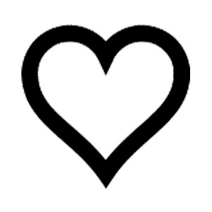 Large Heart Outline - ClipArt Best