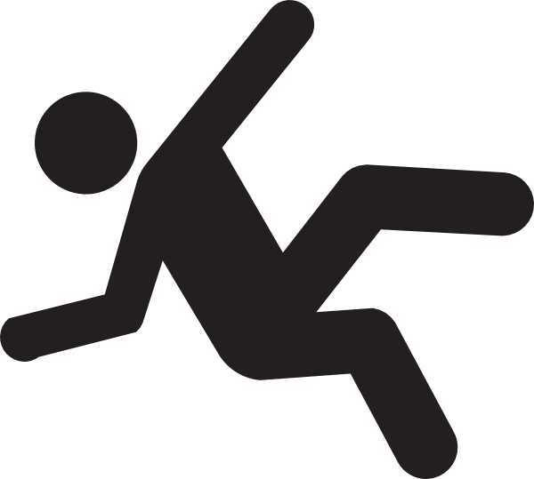 Slip And Fall Sign - ClipArt Best
