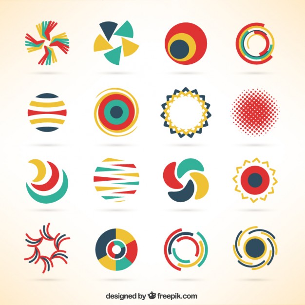 Circular business logo templates Vector | Free Download