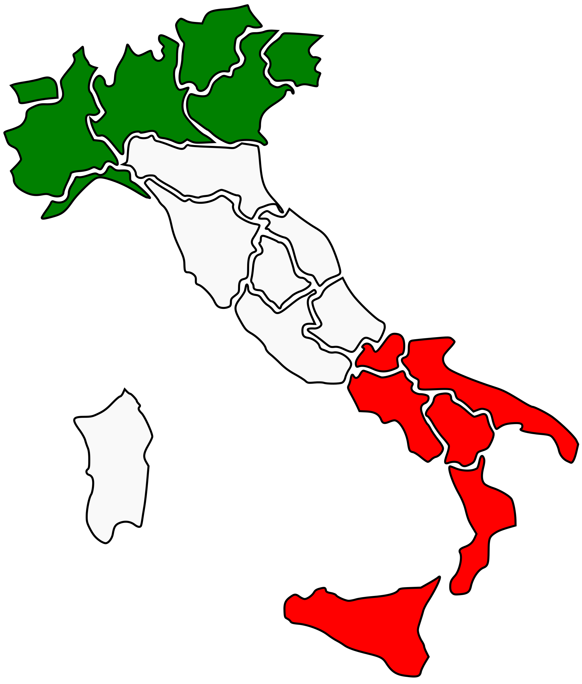 Italy Map Clipart Best