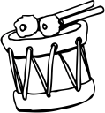 Royalty Free Drums Clipart