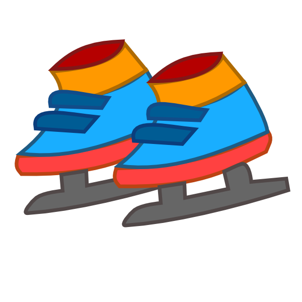 Ice Skates Clip Art - vector clip art online, royalty ...