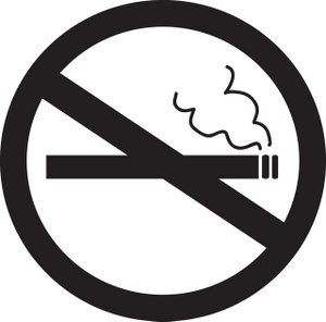 No Smoking Clipart Image - Non Smoking Sign