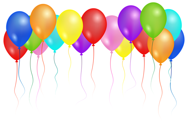 Balloons Transparent PNG Clip Art Image