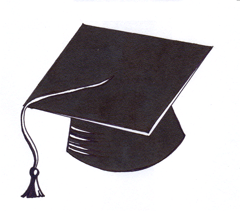 Graduation Cap Orange And Black Clipart Clipart Best