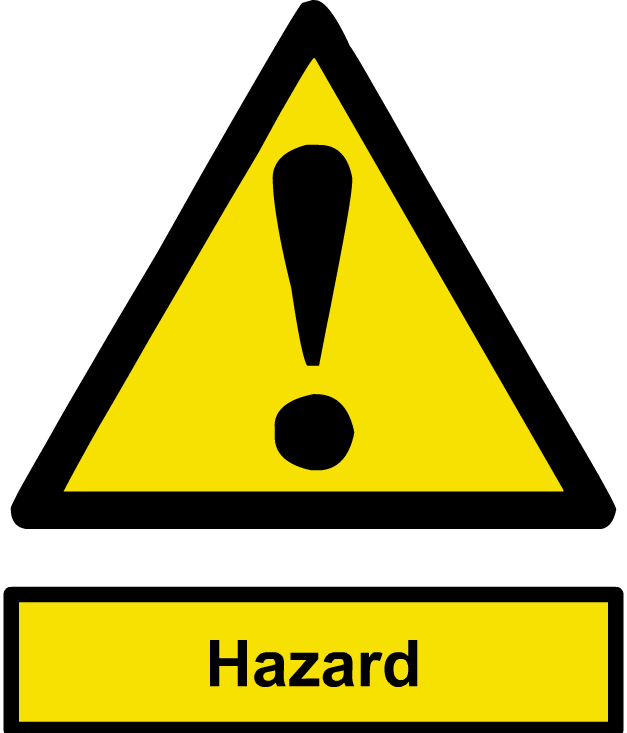 Warning Sign Hazard Risk Safety Png Clipart Angle Area Black And Hot