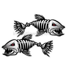 Fish Skeleton Sticker | eBay