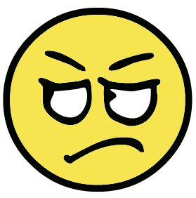 Annoyed Face Clipart