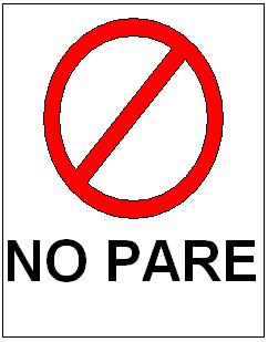 No Pare - ClipArt Best