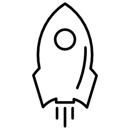 Space Rocket Outline - ClipArt Best