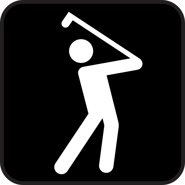 Crossed Golf Club Clipart - Free Clipart Images