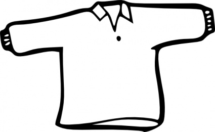 Clip Art Black And White Shirt Clipart