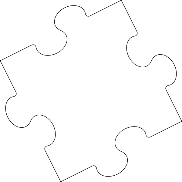 Wp Large Blank Puzzle Piece Clip Art - vector clip ...