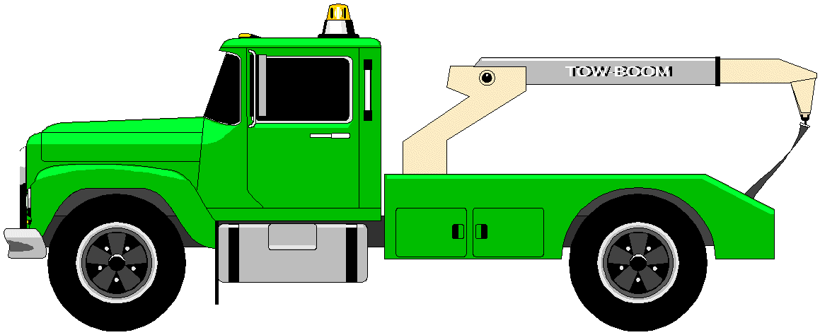 Flatbed Tow Truck Clip Art