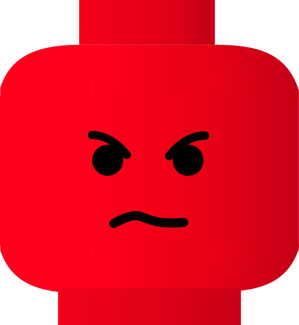 Lego mad head clipart png