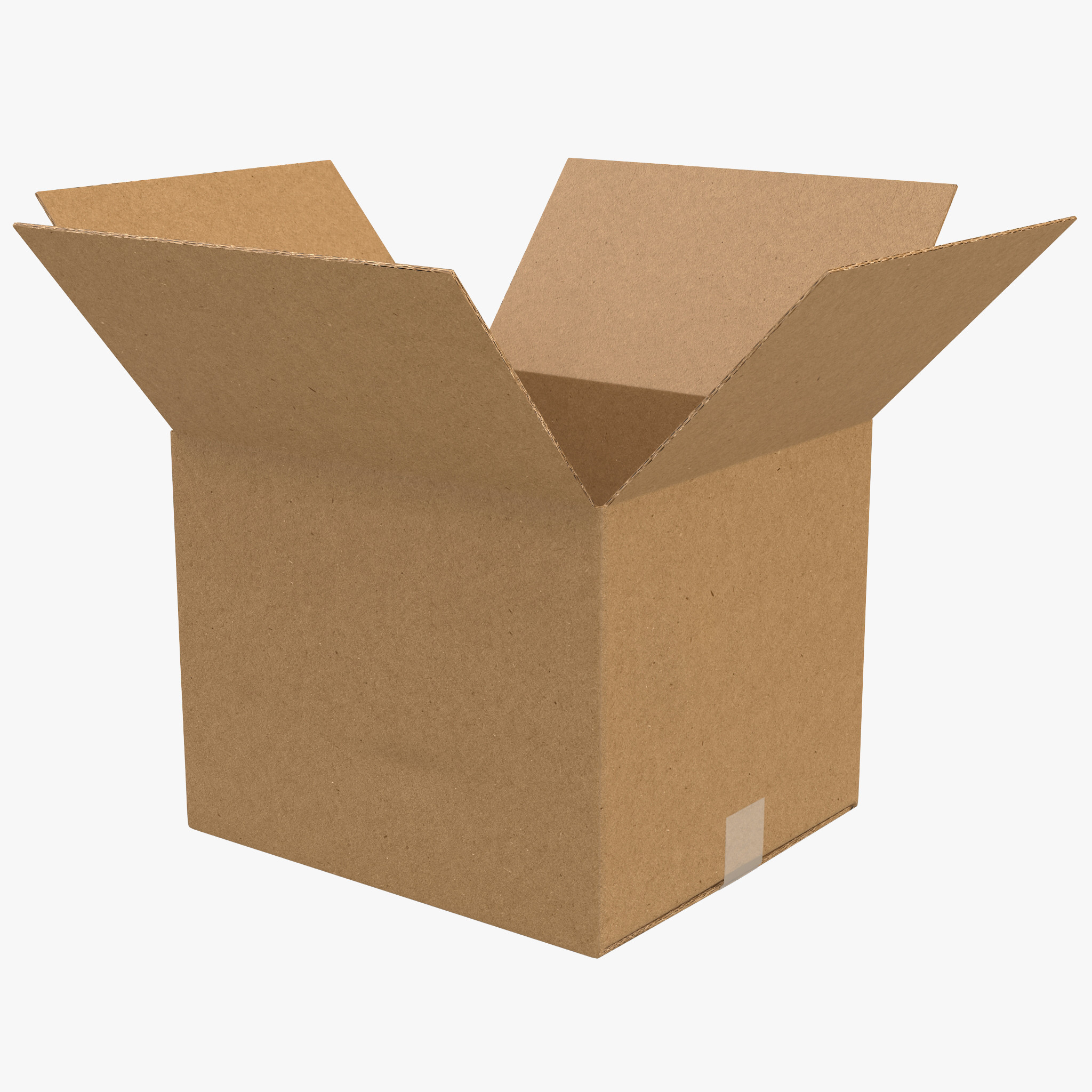 3d model of Open Cardboard Box by 3d_molier International ...