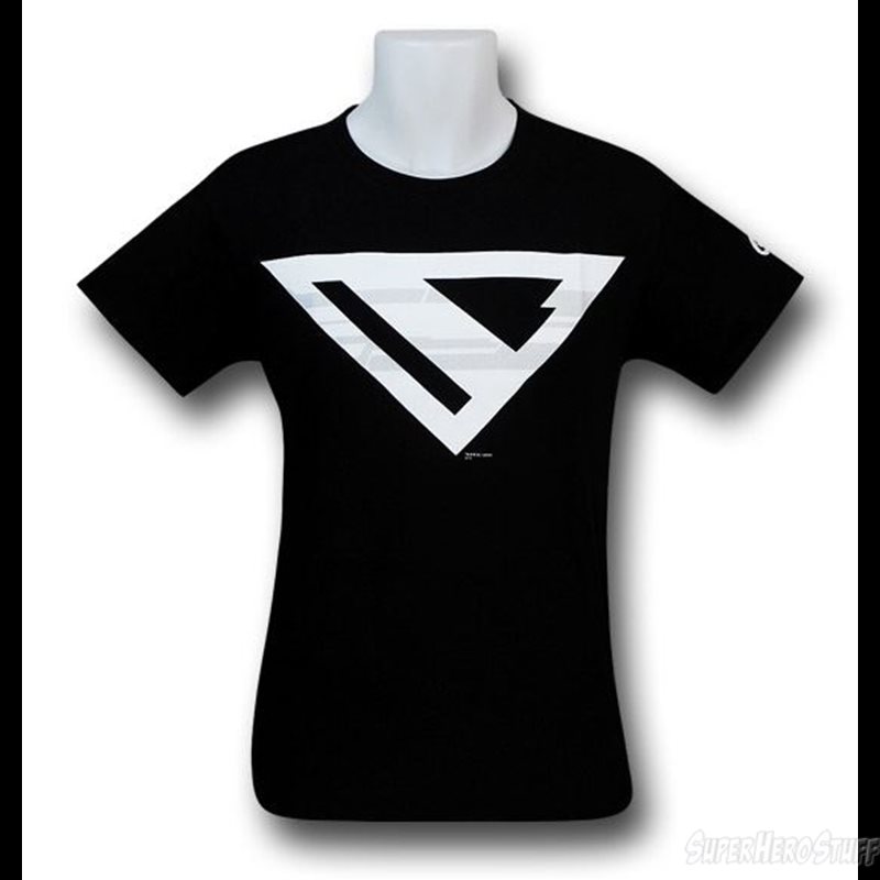 Superman Beyond Symbol Black T-Shirt