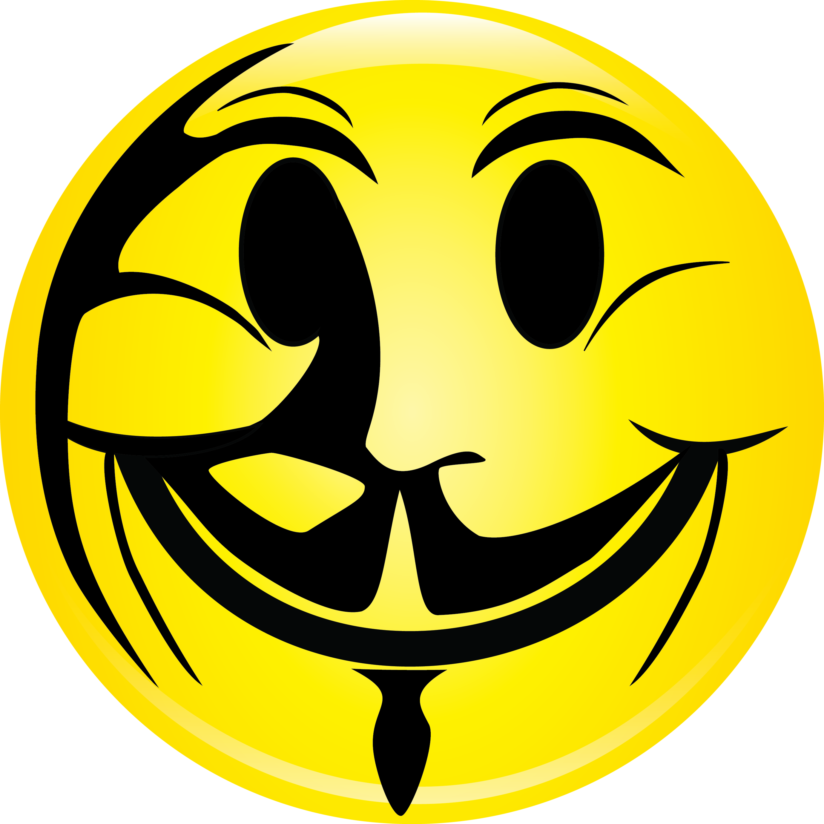 Devil Horns Smiley Clipart - Free to use Clip Art Resource