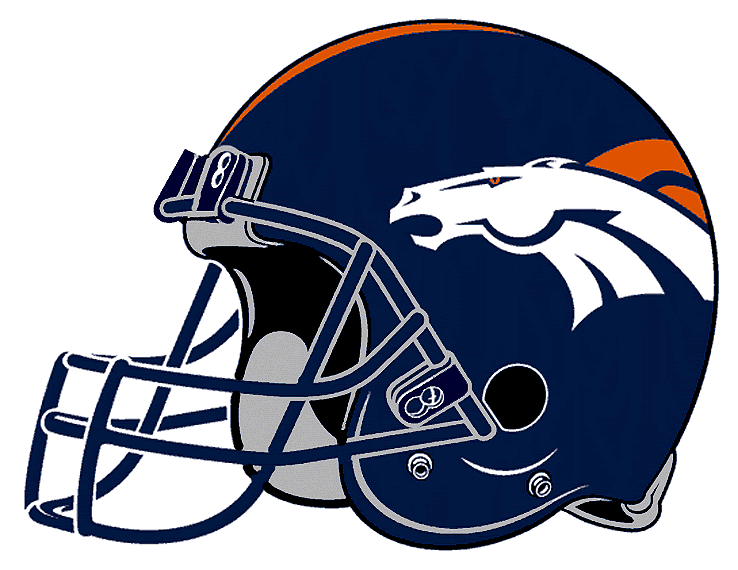 Bronco football clipart